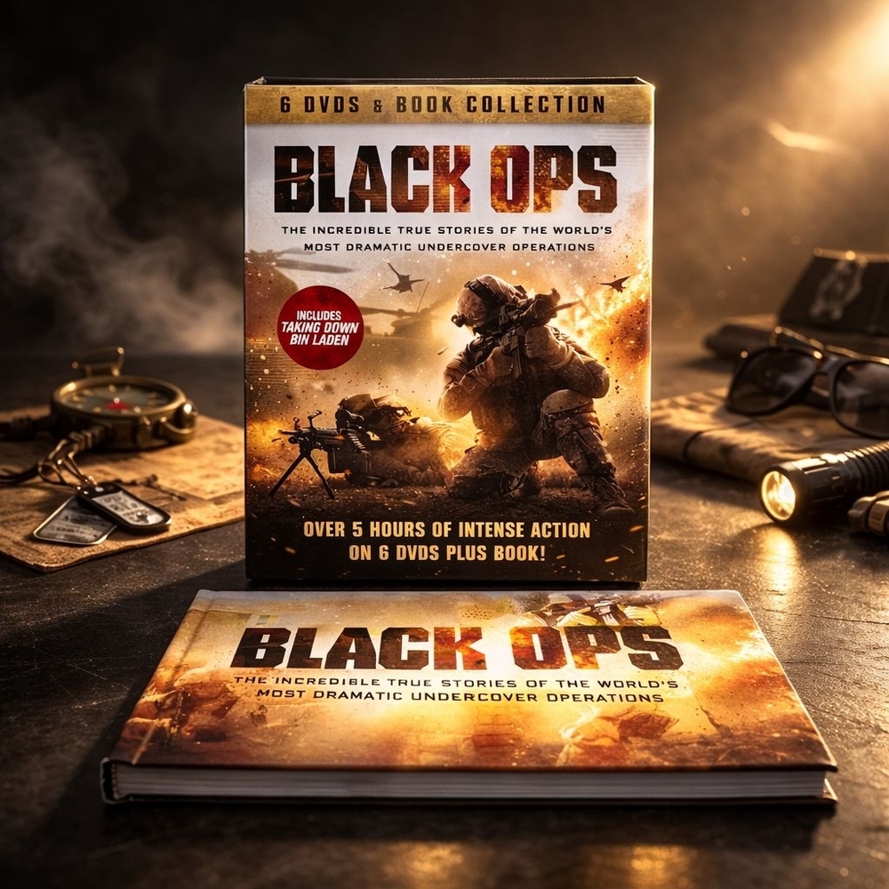 Black Ops DVDs & Premium Edition Book - New, Not Sealed